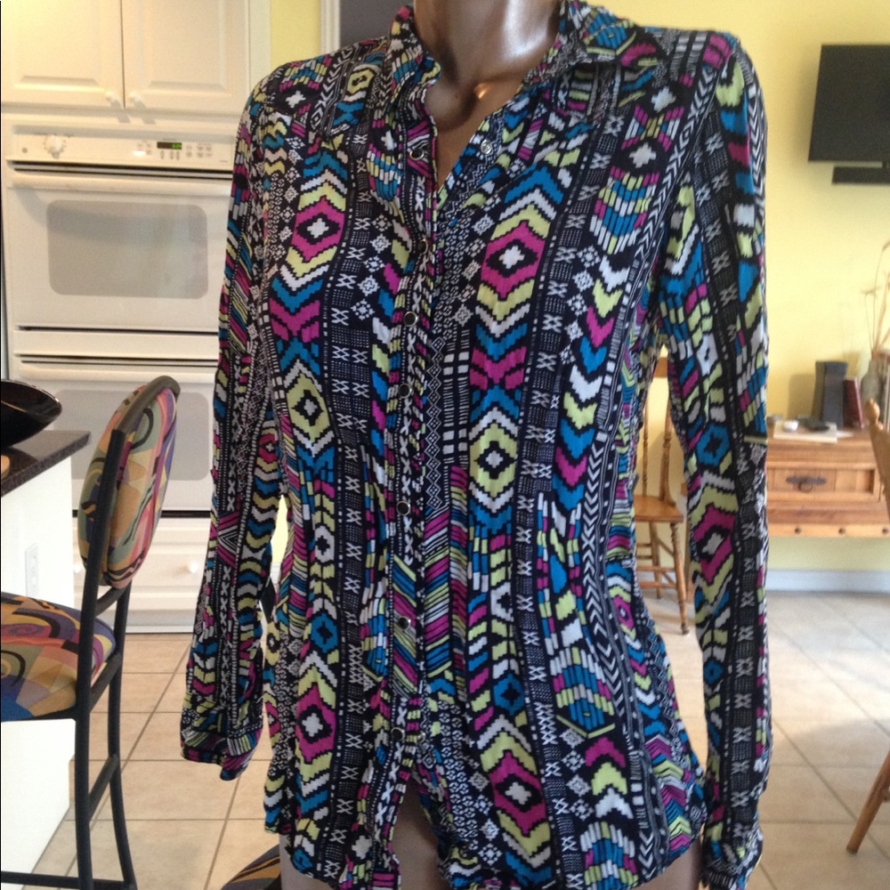 Wrangler snap-buttoned blouse - Picture 2 of 5
